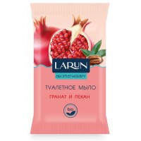 LARUN Мыло твердое туалетное твердое Гранат и Пекан 75г